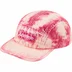 Supreme Bleached Chino Camp Cap - Red (front)