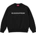 Supreme BLESS Crewneck - Black (front)