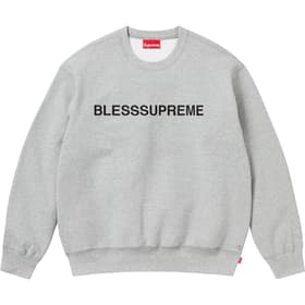 Supreme BLESS Crewneck Heather Grey