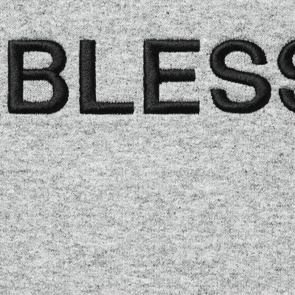 Supreme BLESS Crewneck - Heather Grey (front)