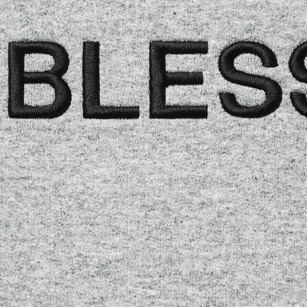 Supreme BLESS Crewneck - Heather Grey (front)
