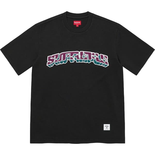 Supreme Block Arc S/S Top - Black (front)