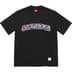 Supreme Block Arc S/S Top - Black (front)
