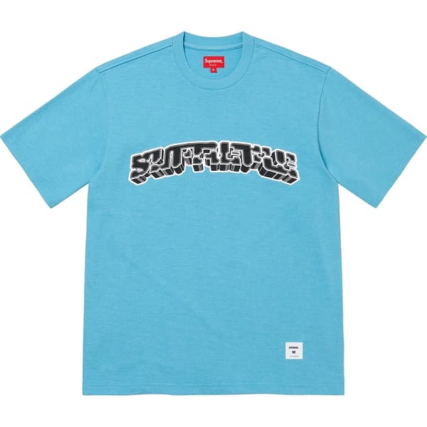 Supreme Block Arc S/S Top - Bright Blue (front)