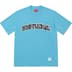 Supreme Block Arc S/S Top - Bright Blue (front)