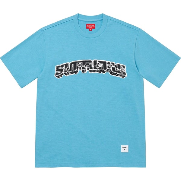 Supreme Block Arc S/S Top - Bright Blue (front)