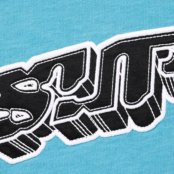 Supreme Block Arc S/S Top - Bright Blue (front)