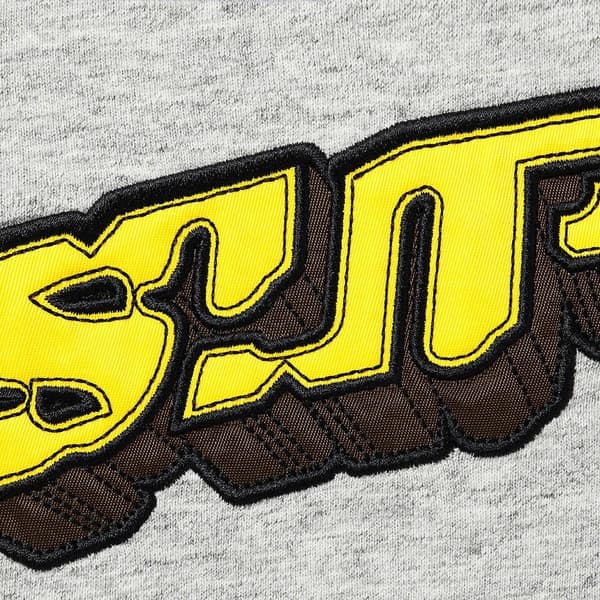 Supreme Block Arc S/S Top - Heather Grey (front)