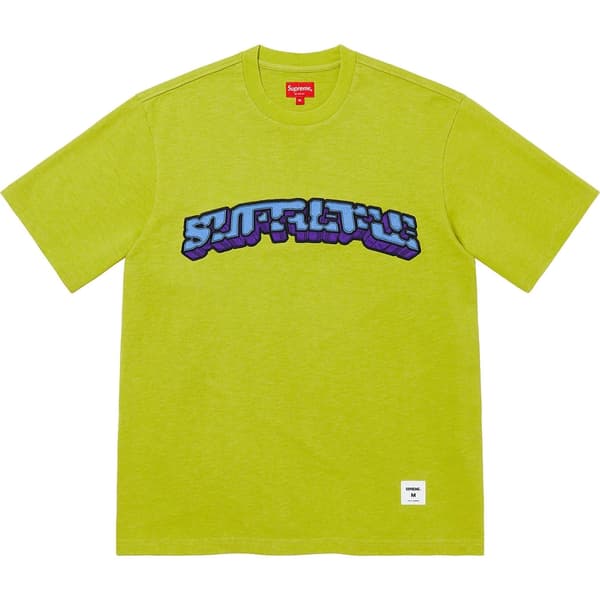 Supreme Block Arc S/S Top - Lime (front)