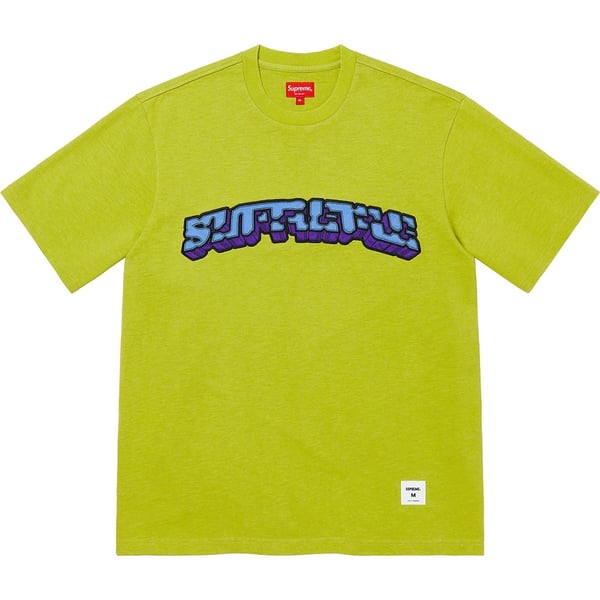Supreme Block Arc S/S Top - Lime (front)