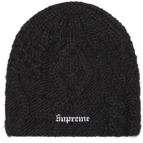 Supreme Block Knit Beanie Black