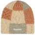 Supreme Block Knit Beanie - Tan (front)