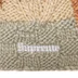 Supreme Block Knit Beanie - Tan (front)