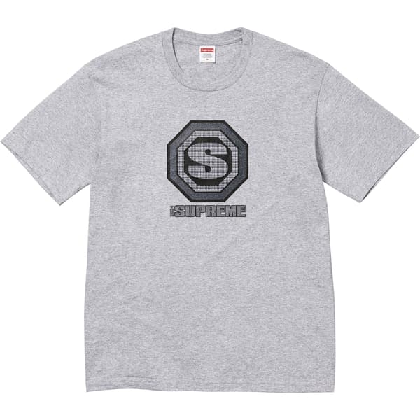 Supreme Blockbuster Tee - Heather Grey (front)