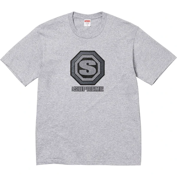 Supreme Blockbuster Tee - Heather Grey (front)