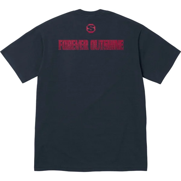 Supreme Blockbuster Tee - Navy (front)