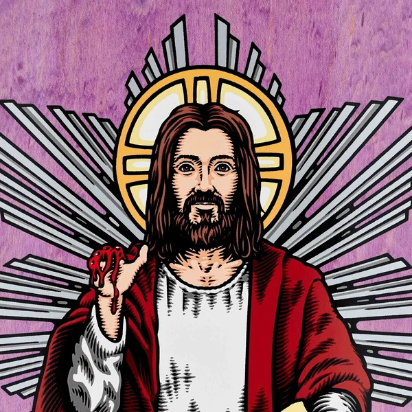 Supreme Blood And Body Skateboard - 8.25" x 32" (front)