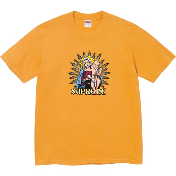 Supreme Blood Tee - Mustard (front)