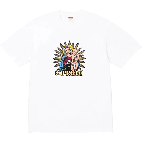 Supreme Blood Tee - White (front)