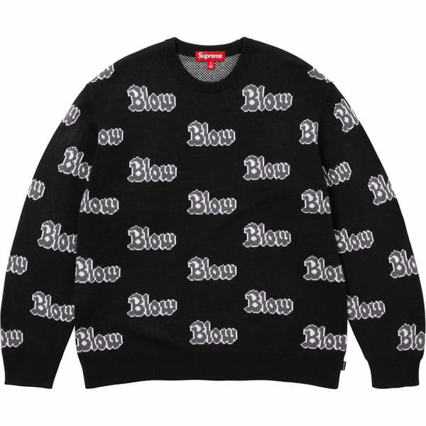 Supreme Blow Sweater - Black (front)