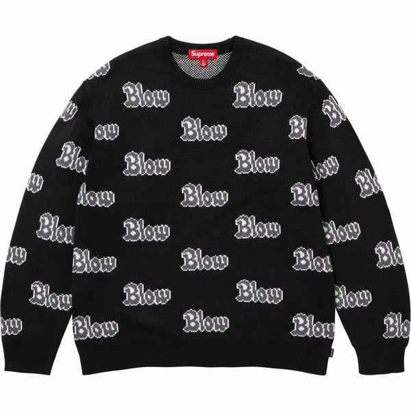 Supreme Blow Sweater - Black (front)