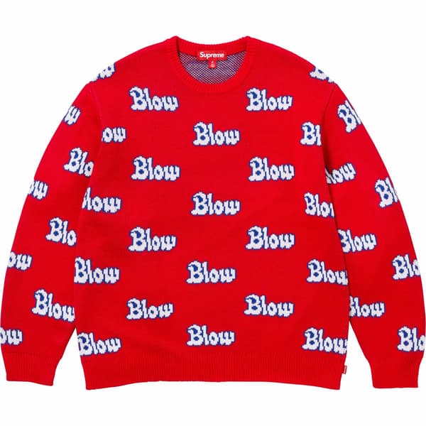 Supreme Blow Sweater - Red (front)