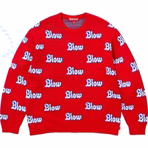 Supreme Blow Sweater - Red (front)