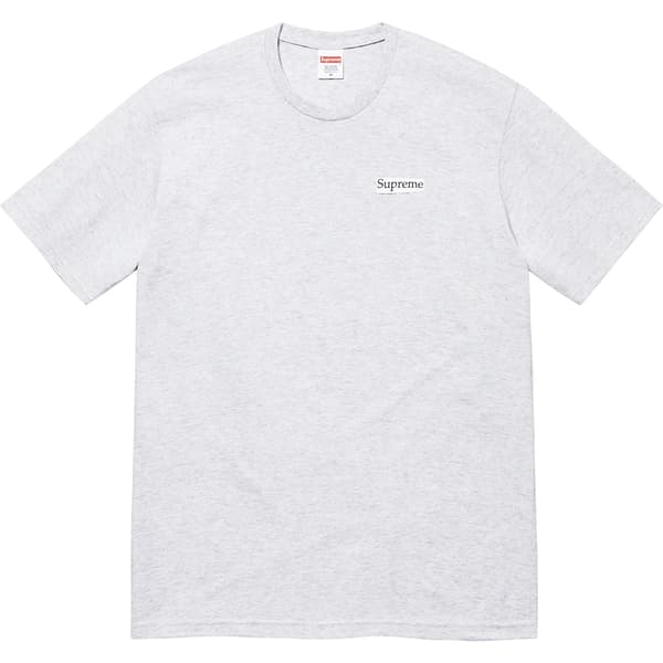 Supreme Blowfish Tee - Ash Grey (front)