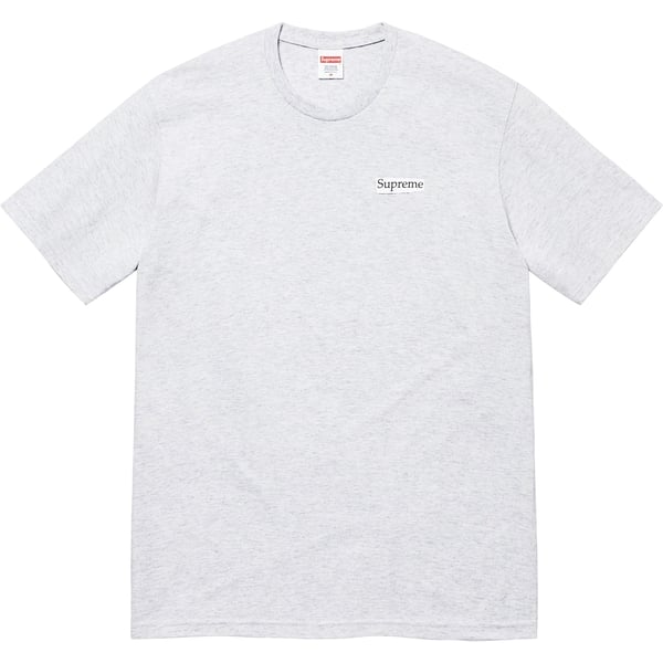 Supreme Blowfish Tee - Ash Grey (front)