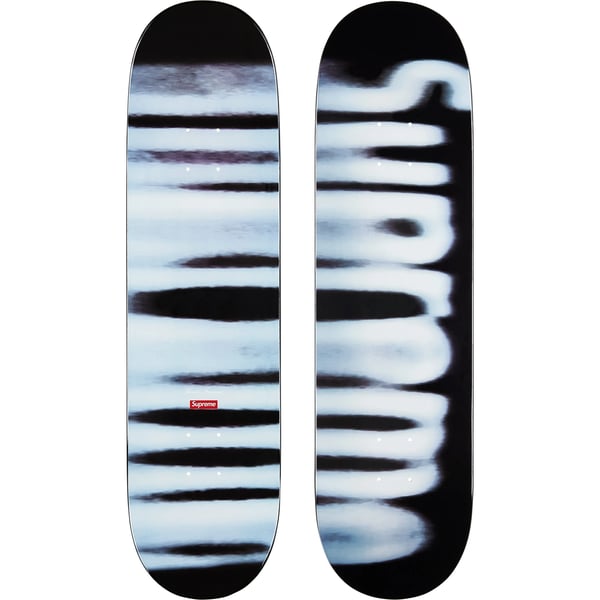 Supreme Blurred Logo Skateboard - 8.375" x 32" (front)