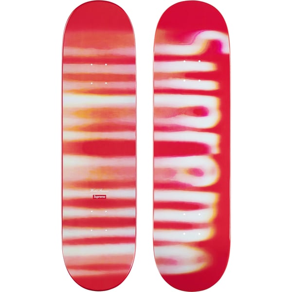 Supreme Blurred Logo Skateboard - 8.5" x 32" (front)