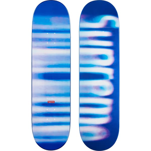 Supreme Blurred Logo Skateboard - 8.625" x 32.25" (front)