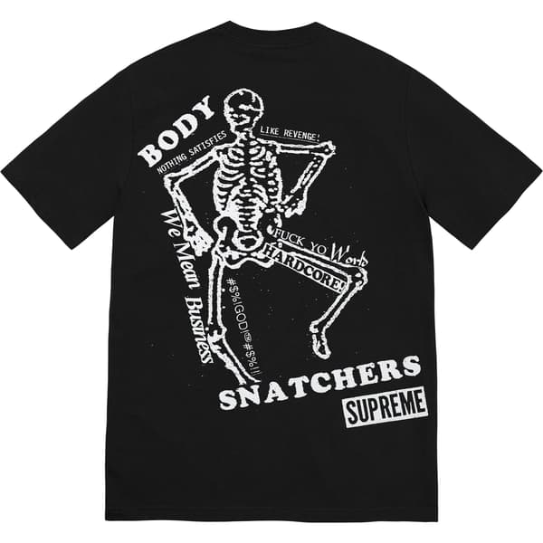 Supreme Body Snatchers Tee - Black (front)