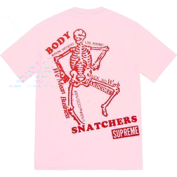 Supreme Body Snatchers Tee - Light Pink (front)