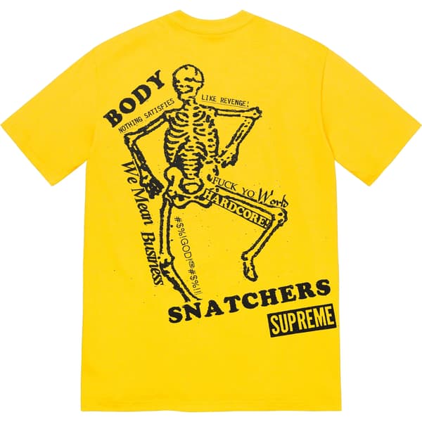 Supreme Body Snatchers Tee - Yellow (front)