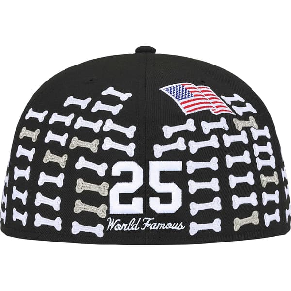 Supreme Bones Box Logo New Era - Black (front)