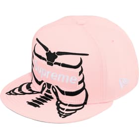 Supreme Bones Box Logo New Era Pink