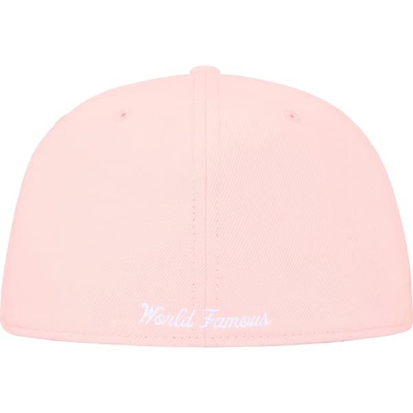 Supreme Bones Box Logo New Era - Pink (front)