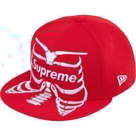 Supreme Bones Box Logo New Era Red