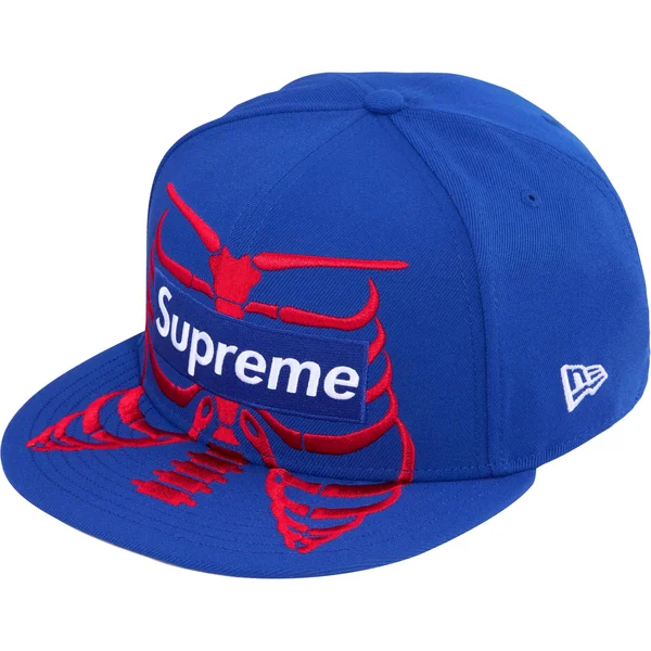 Supreme Bones Box Logo New Era - Royal (front)