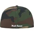 Supreme Bones Box Logo New Era - Woodland Camo (front)