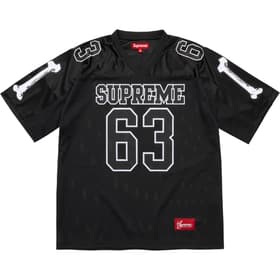 Supreme Bones Football Jersey Black