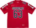 Supreme Bones Football Jersey - Red (front)