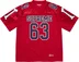 Supreme Bones Football Jersey - Red (front)