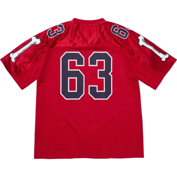 Supreme Bones Football Jersey - Red (front)