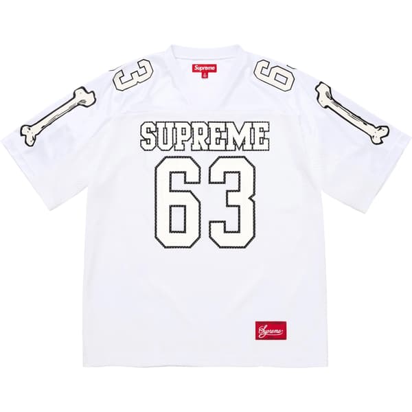Supreme Bones Football Jersey - White (front)