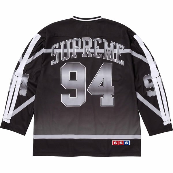 Supreme Bones Hockey Jersey - Black (front)