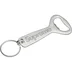Supreme Bottle Opener Keychain - Silver (front)