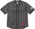 Supreme Bouclé Baseball Jersey - Black (front)
