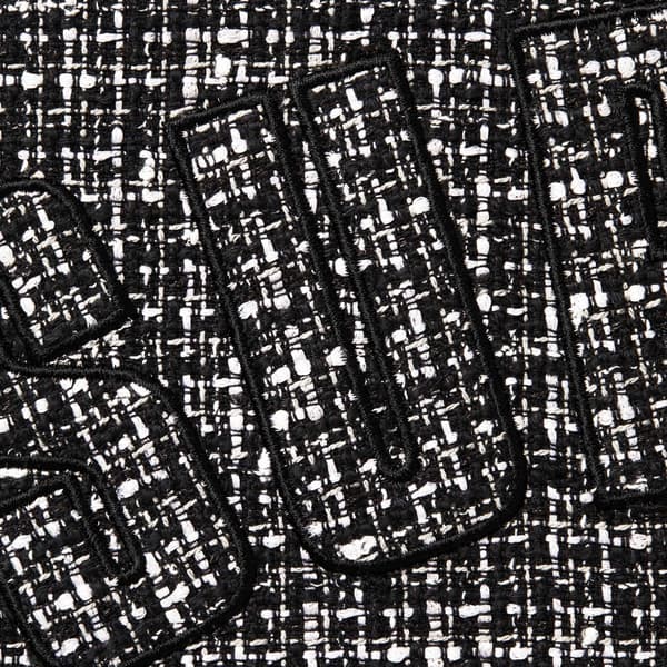 Supreme Bouclé Baseball Jersey - Black (front)